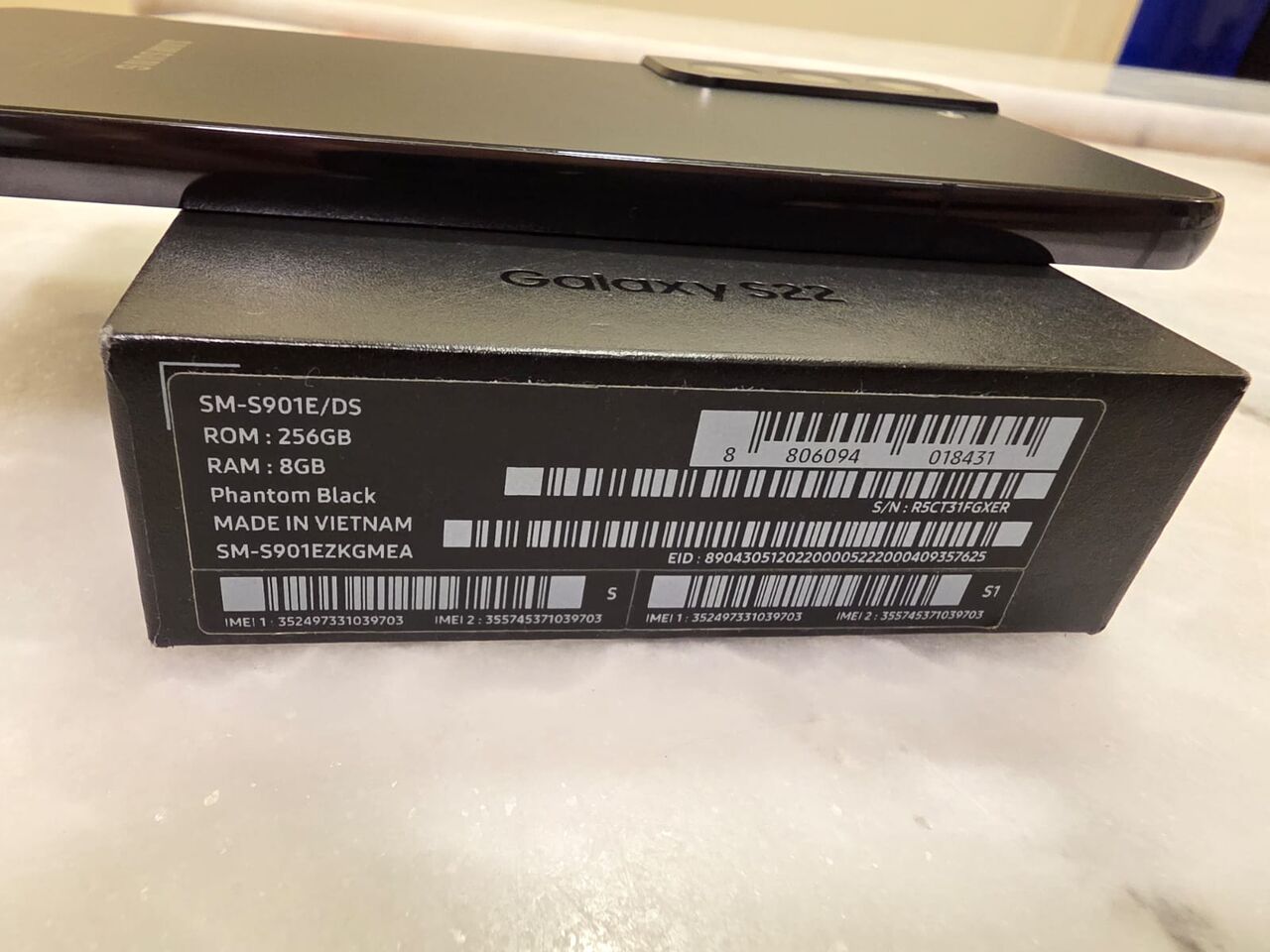 Al Sulaymaniyyah, Mobile Phones, SAR 1350,  Samsung Galaxy S22 (Black) 256GB