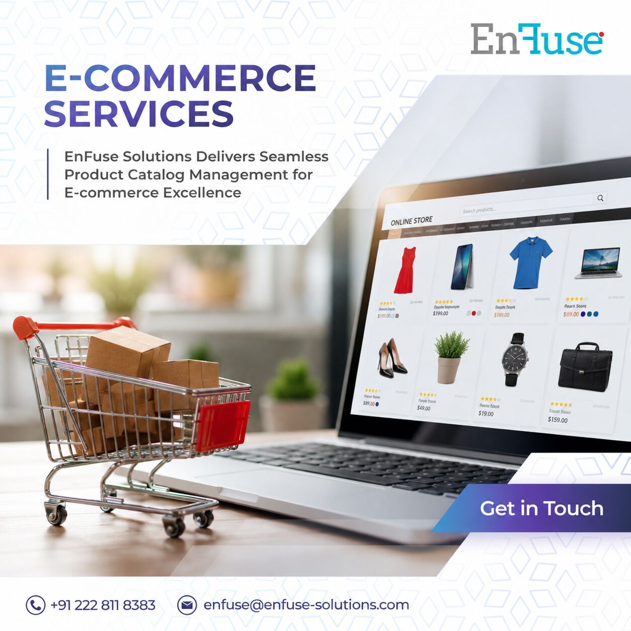 Mumbai, Marketing, EnFuse Solutions Delivers Seamless Product Catalog Management For E-commerce Excellence