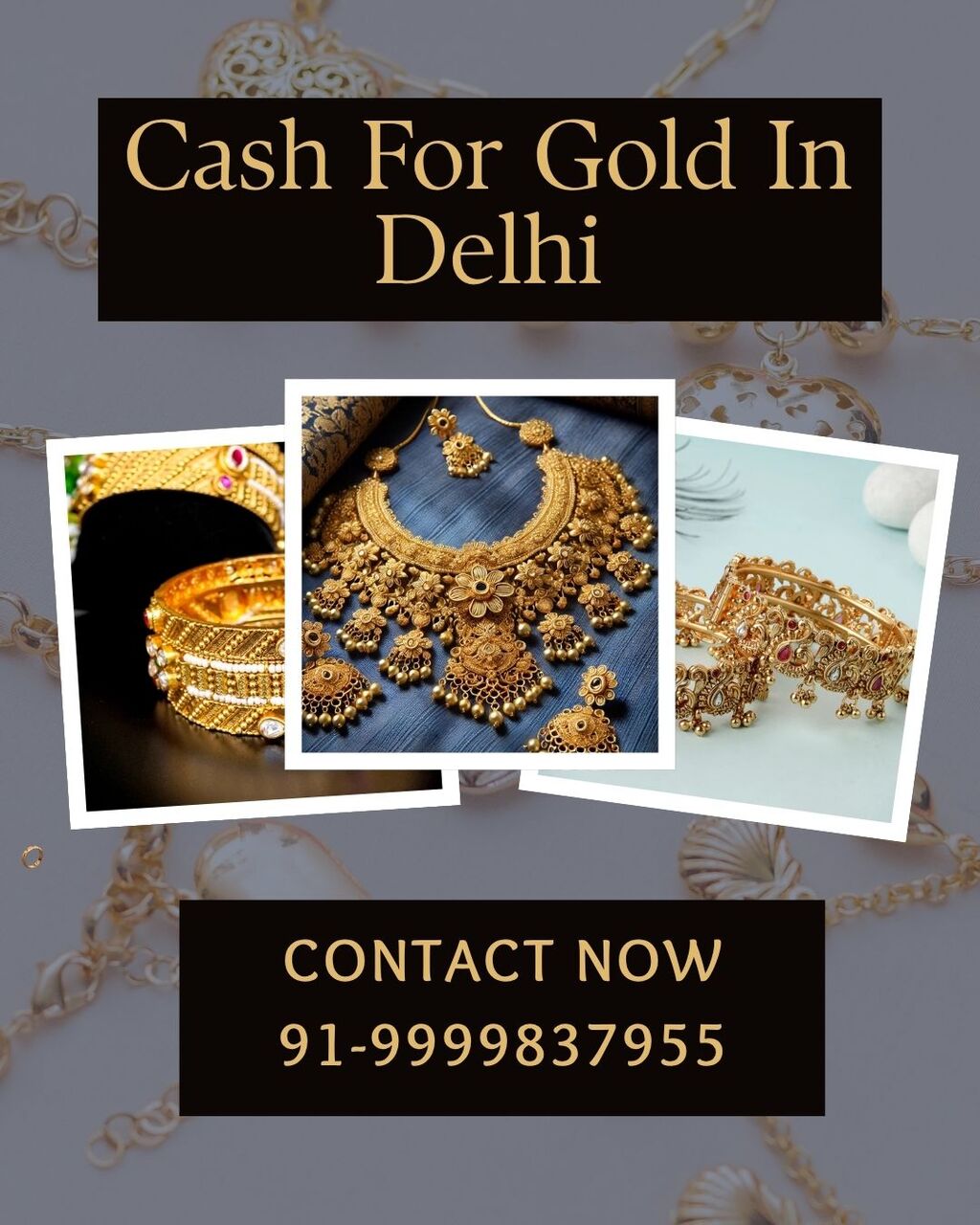 New Delhi, Items Wanted, Want Instant Cash For Gold In Delhi At Best Price?