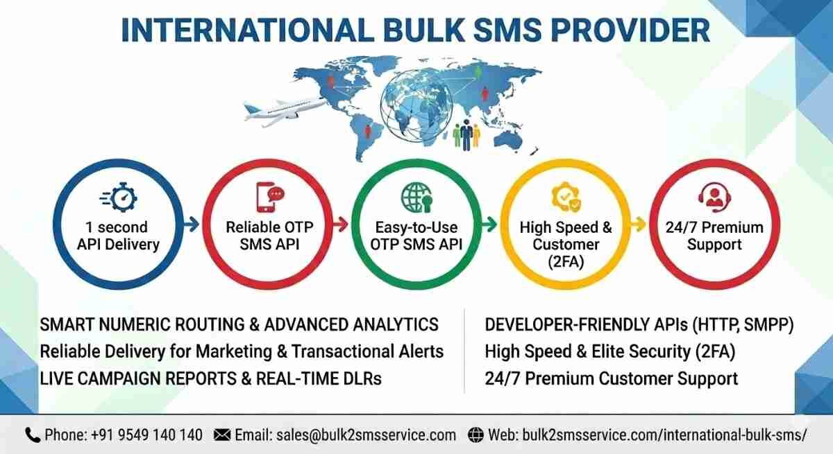 Mumbai, Marketing, Secure API Integration By A Leading International Bulk SMS Provider