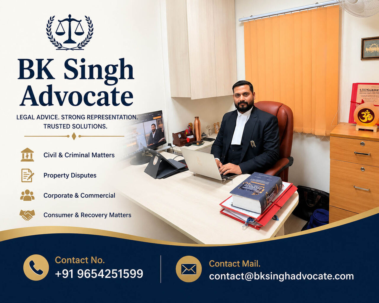 Ghaziabad, Legal, How Does BK Singh Advocate Provide Reliable Legal Solutions Across India?