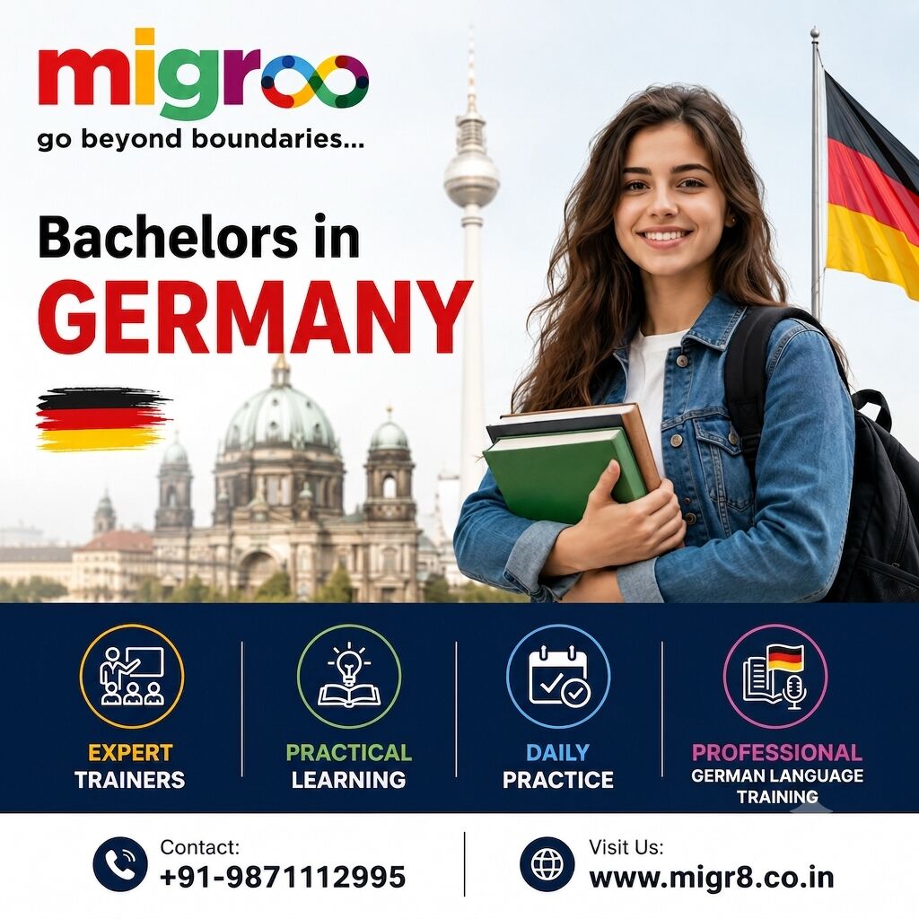 New Delhi, Free Items, Bachelors In Germany ( Lets Start Your Career With Migr8 )