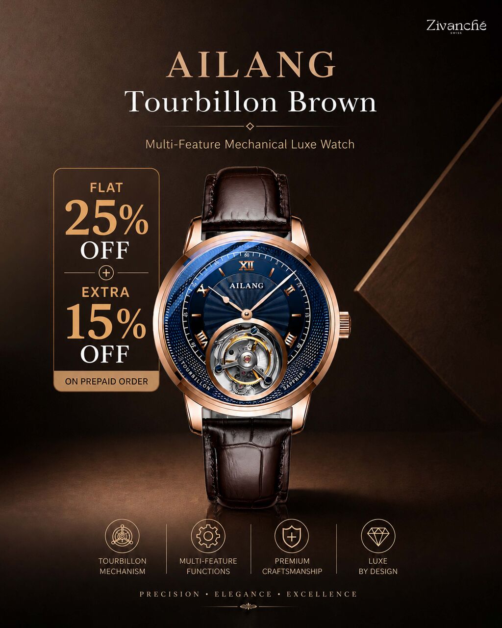 Mumbai, Watches, Exclusive Zivanche Luxury Watches With Automatic And Skeleton Watch Collections