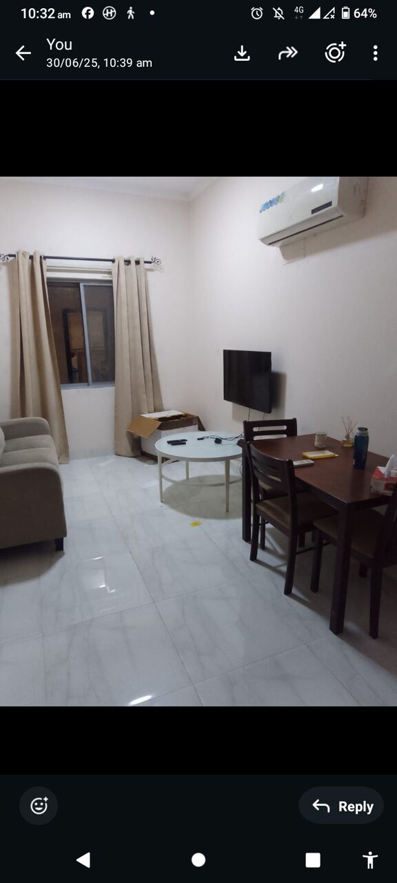 Manama, Rooms for Rent, BHD 150/month,  Furnished,  2Bedroom Fully Furnished Flat.. 1 Bedroom Available For Rent Attached Toilet