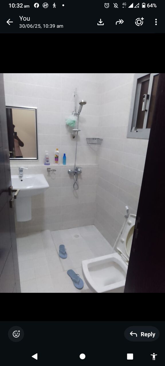 Manama, Rooms for Rent, BHD 150/month,  Furnished,  2Bedroom Fully Furnished Flat.. 1 Bedroom Available For Rent Attached Toilet