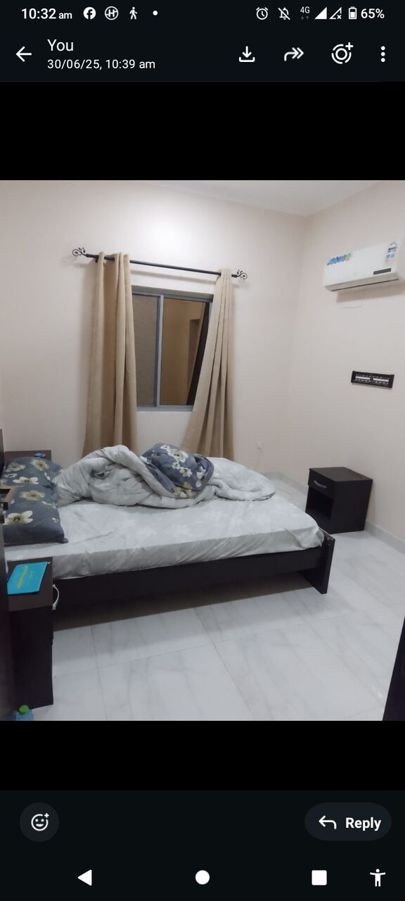 Manama, Rooms for Rent, BHD 150/month,  Furnished,  2Bedroom Fully Furnished Flat.. 1 Bedroom Available For Rent Attached Toilet