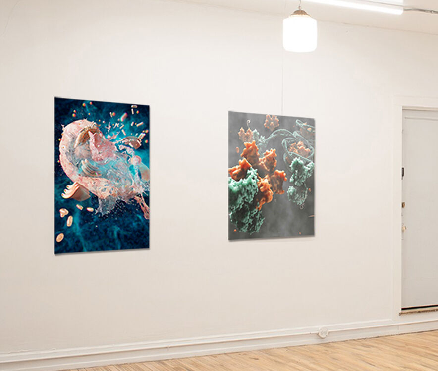 New York, Collectibles, USD 100,  Digital Fine Art Inspired By Cellular Biology