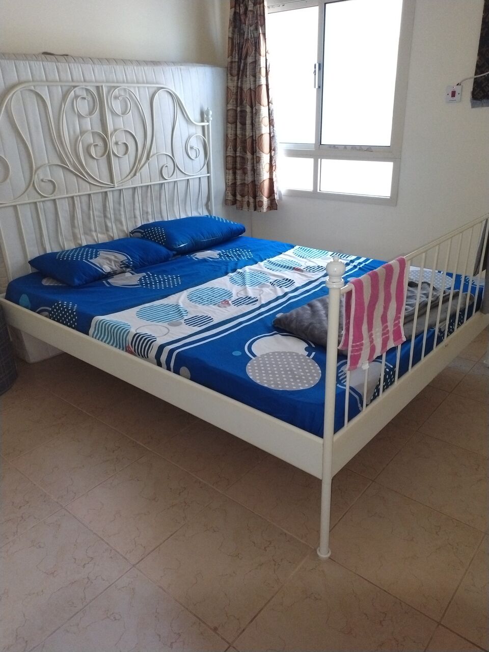 West Riffa, Furniture, BHD 20,  King Size Bed & Matress From Ikea For Sale