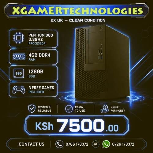 Nairobi, Electronics, KES 7500,  Regenerated Pentium Dual Core SFF Computer