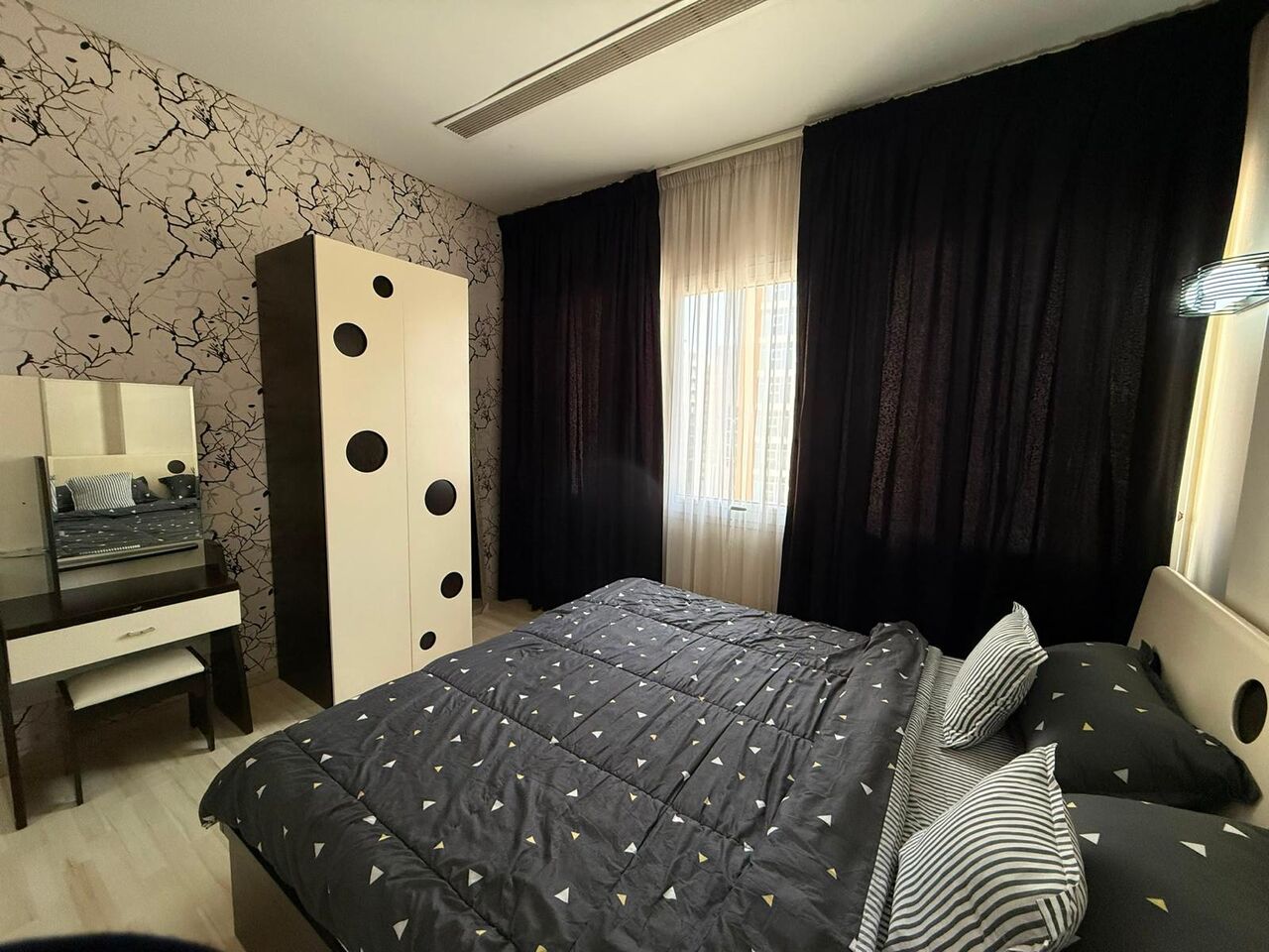 Gudaibiya, Apartments, Flats, Houses & Villas, BHD 250/month,  Furnished,  Studio,  58 Sq. Meter,  Fully Furnished 58 Sqm Partitioned Studio For Rent At Busaiteen (Near RCSI)