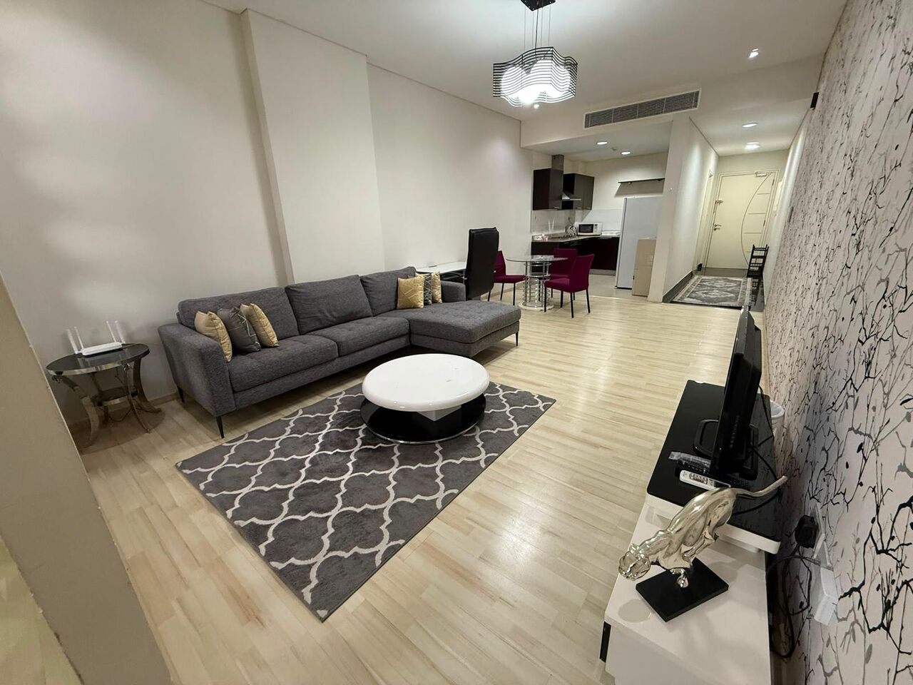 Gudaibiya, Apartments, Flats, Houses & Villas, BHD 250/month,  Furnished,  Studio,  58 Sq. Meter,  Fully Furnished 58 Sqm Partitioned Studio For Rent At Busaiteen (Near RCSI)