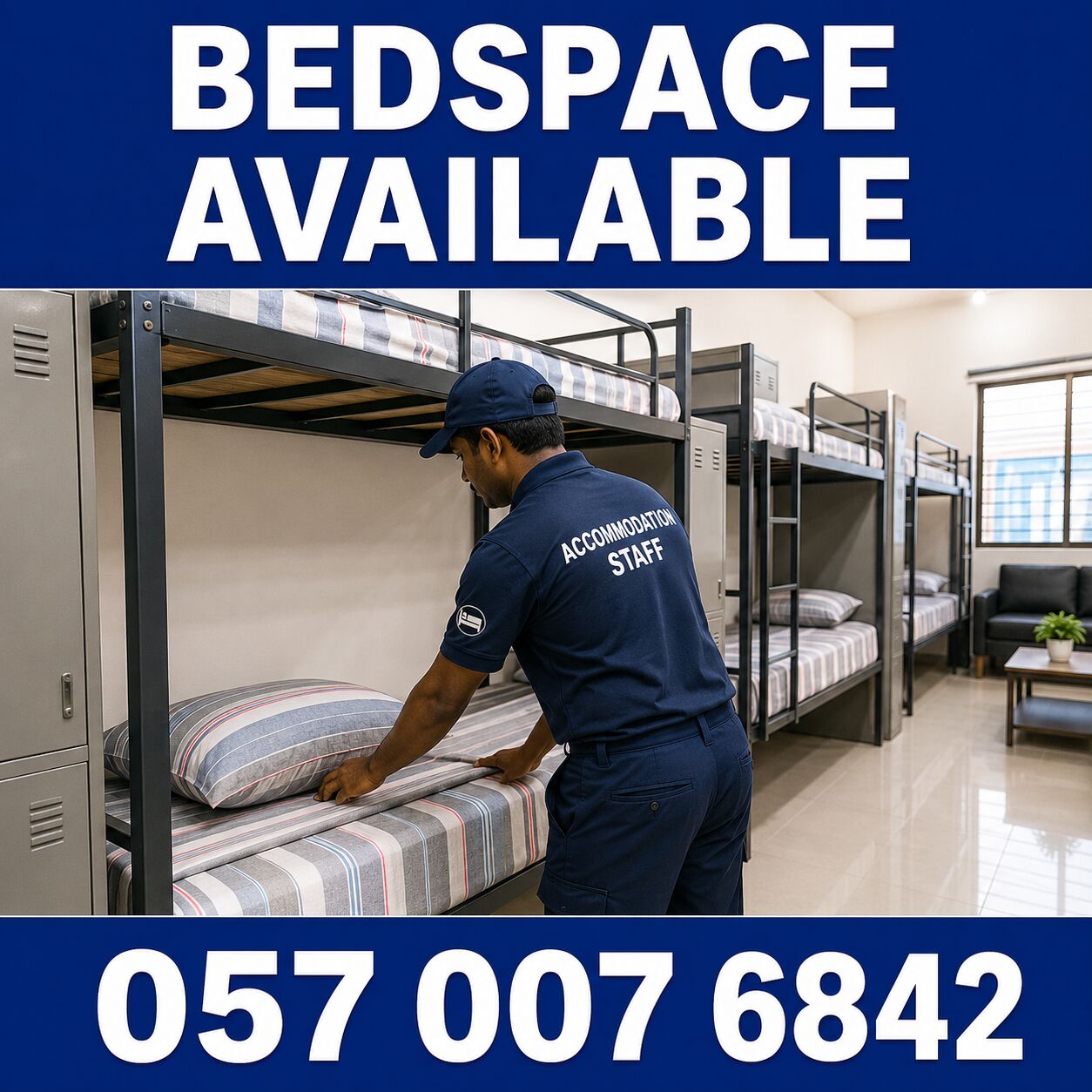 Al Salam, Bedspace For Rent, SAR 450/month,  ✅✅✅ BEDSPACE AVAILABLE | CLEAN & READY TO MOVE – SULAI RIYADH ✅✅✅