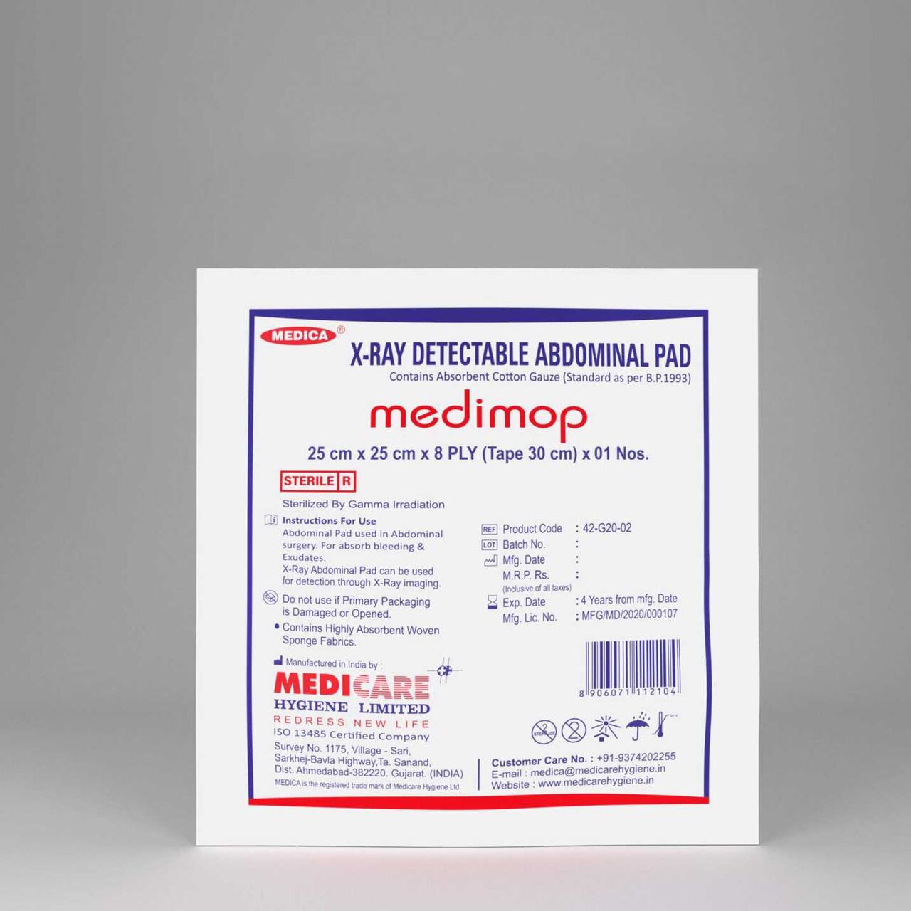 Budapest, Wholesale Products, Buy X-Ray Detectable Abdominal Pad (Lap Sponge) &ndash; Bulk Export Supplier India