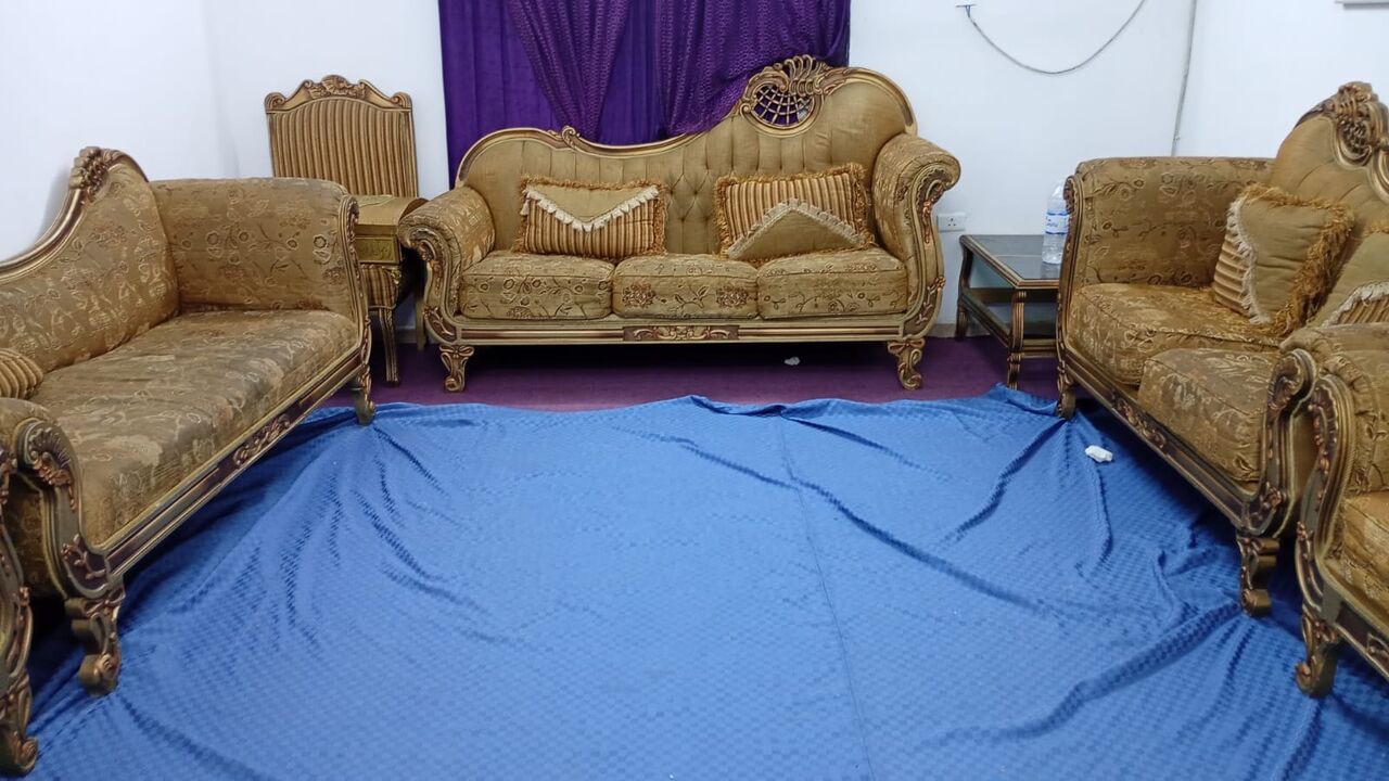 Jeddah, Furniture, SAR 600,  Golden Sofa Set