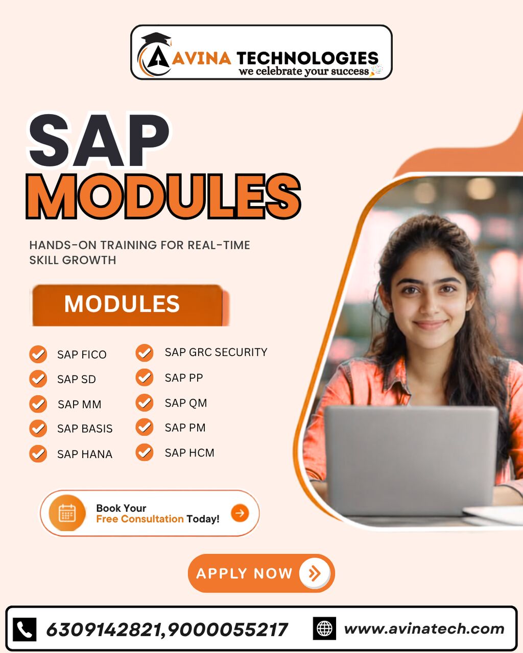 Hyderabad, Training, Avina Technologies &ndash; Best SAP Training Institute In Hyderabad
