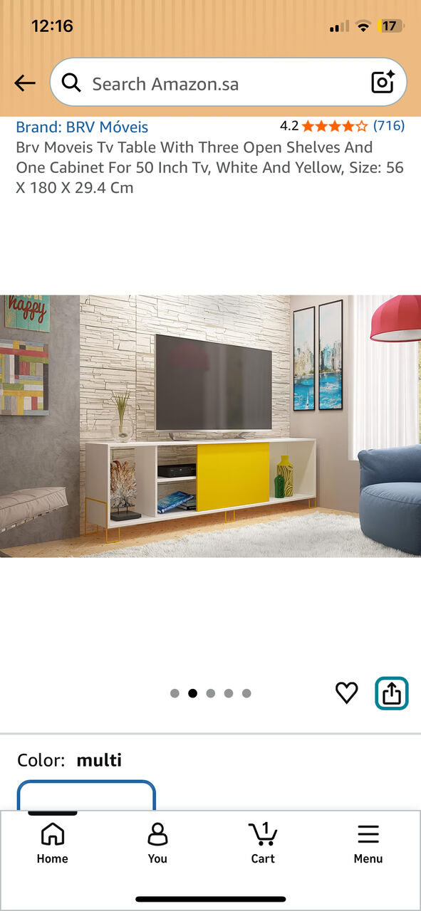 Jubail, Household Items, SAR 100,  Tv Stand/trolly Suitable For 65-75"tv