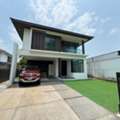 THB 50000,  66 Sq. Feet,  Single House For Rent, Manthana Village, On Nut - Wongwaen 4 #, Near Mega Bangna