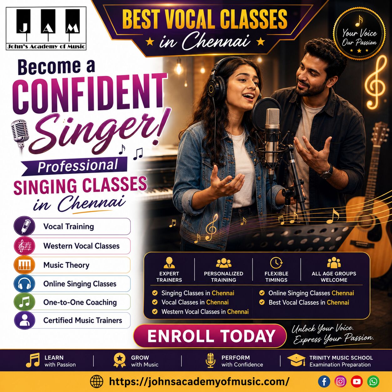 Chennai, Training, Best Singing Classes In Chennai &ndash; Learn To Sing With Confidence