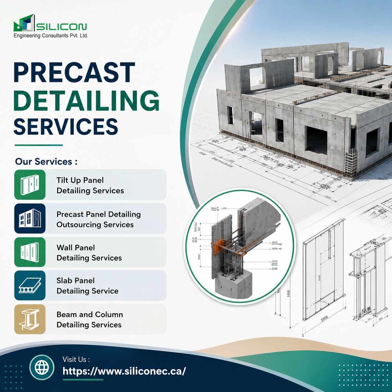 Montreal, Construction, Smart Precast Detailing For Modern Building Projects Staring At Just 15/hr