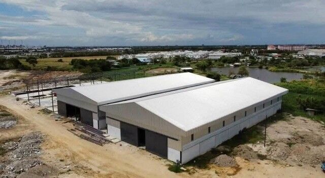 Bangkok, Villas, THB 450000,  99 Sq. Feet,  Warehouse For Rent, Size 3,000 Square Meters, Yellow Layout, Amata Nakhon, Phan Thong,