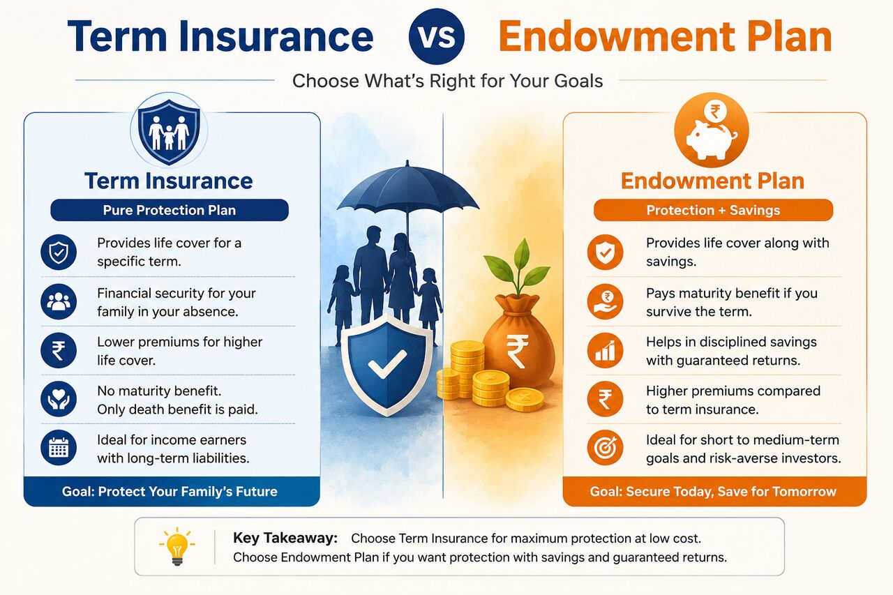 Chandigarh, Financial, Term Insurance Vs Endowment Plan: Which One Should You Actually Buy?