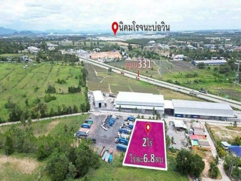Bangkok, Real Estate For Sale, THB 47600000,  6 BR,  2800 Sq. Feet,  Land For Sale In Khao Khan Song, Sriracha, 7 Rai, Next To WHA1, Purple Layout,