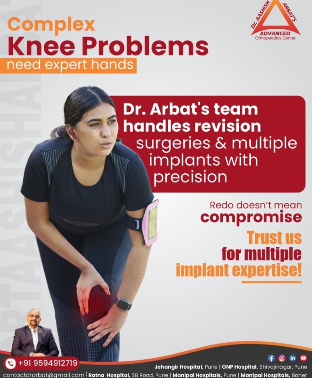 Mumbai, Health, Total Knee Replacement Surgeon In Pune Maharashtra India  - Dr. Aashish Arbat
