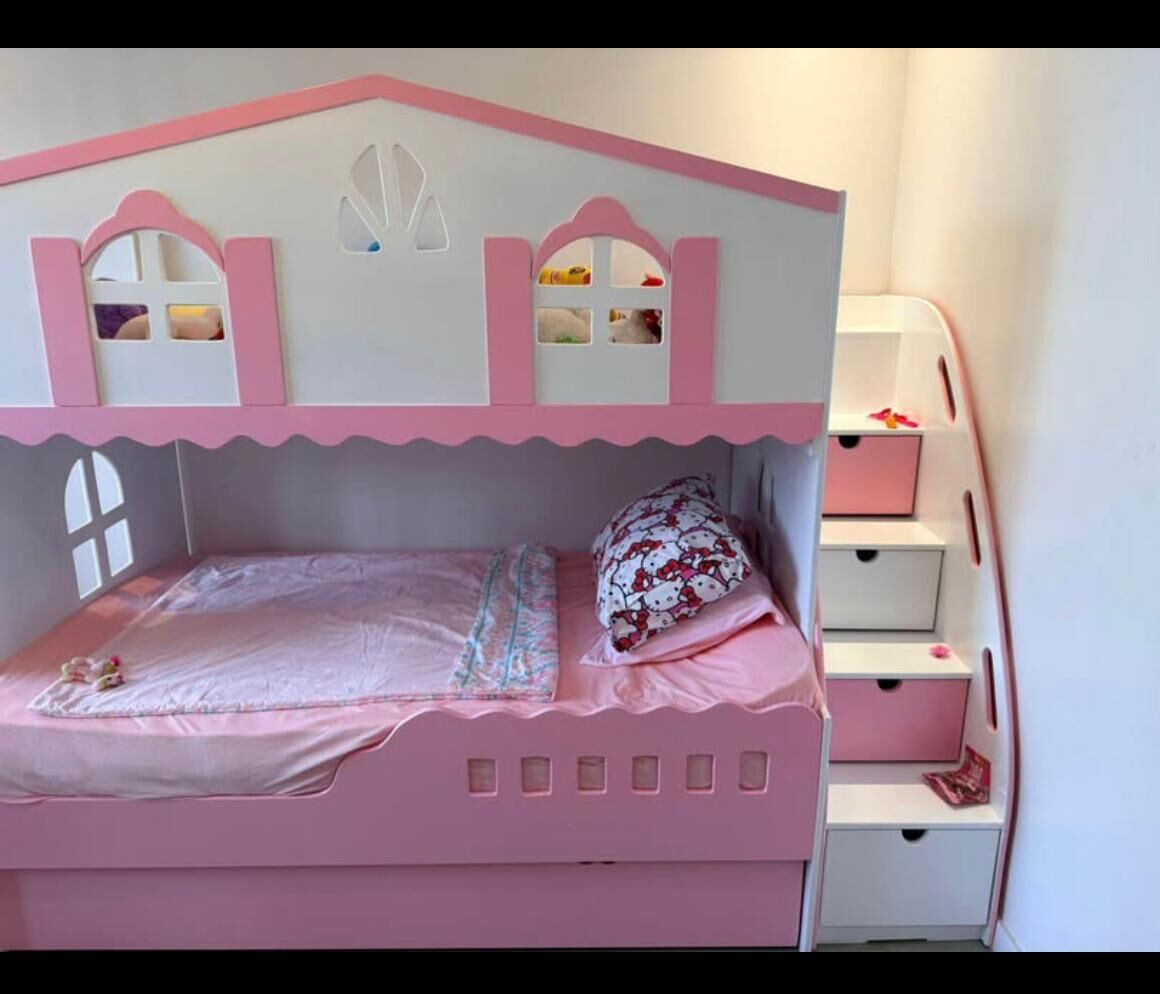 Al Izdihar, Furniture, SAR 800,  Kids Triple Bed For Sale Without Mattress, Purchased 4months Ago