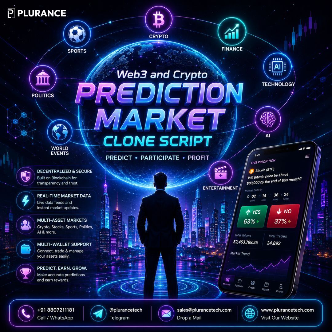 Mumbai, Software Development, Enterprise-Ready Web3 And Crypto Prediction Market Clone Script