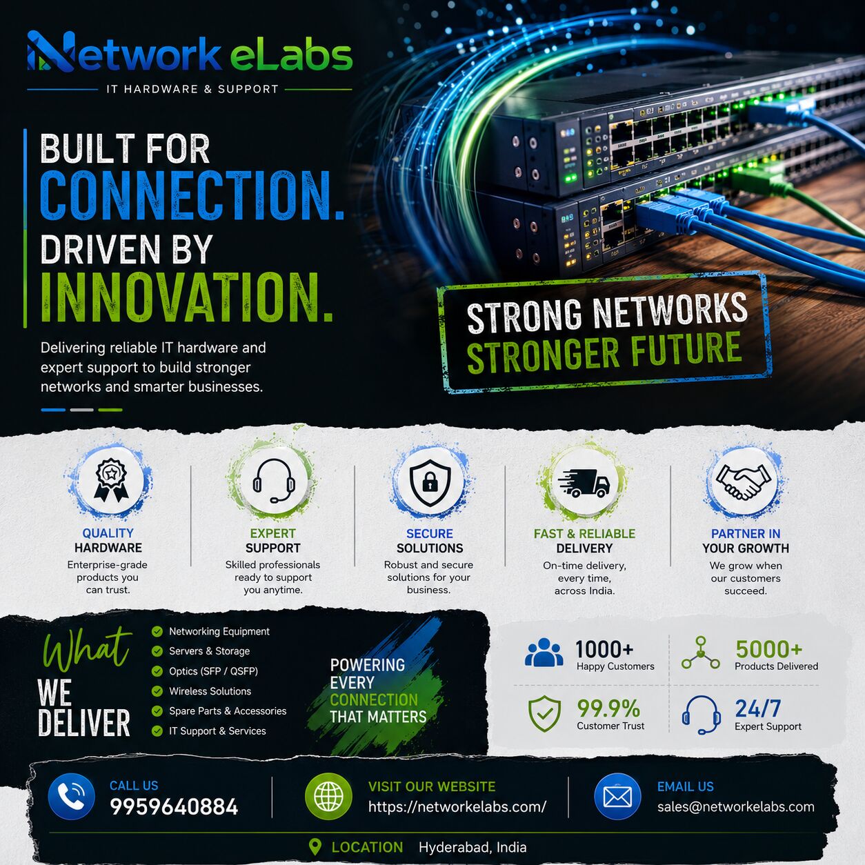 Hyderabad, Business, 🎯Reliable Networks. Stronger Businesses.