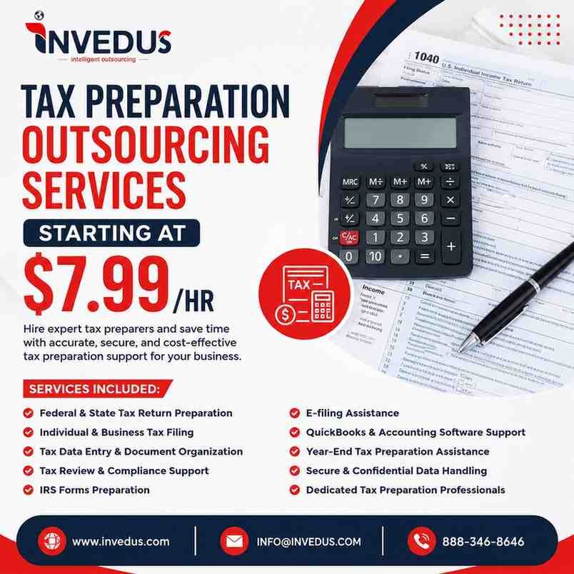 New York, Financial, Affordable Tax Preparation Outsourcing Services Online