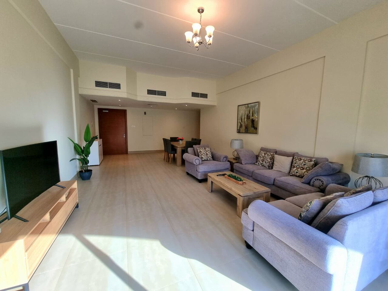 Amwaj Islands, Apartments, Flats, Houses & Villas, BHD 550/month,  Furnished,  3 BR,  200 Sq. Meter,  Spacious 3 BR FF Apartment With Balcony & Closed Kitchen & Wifi