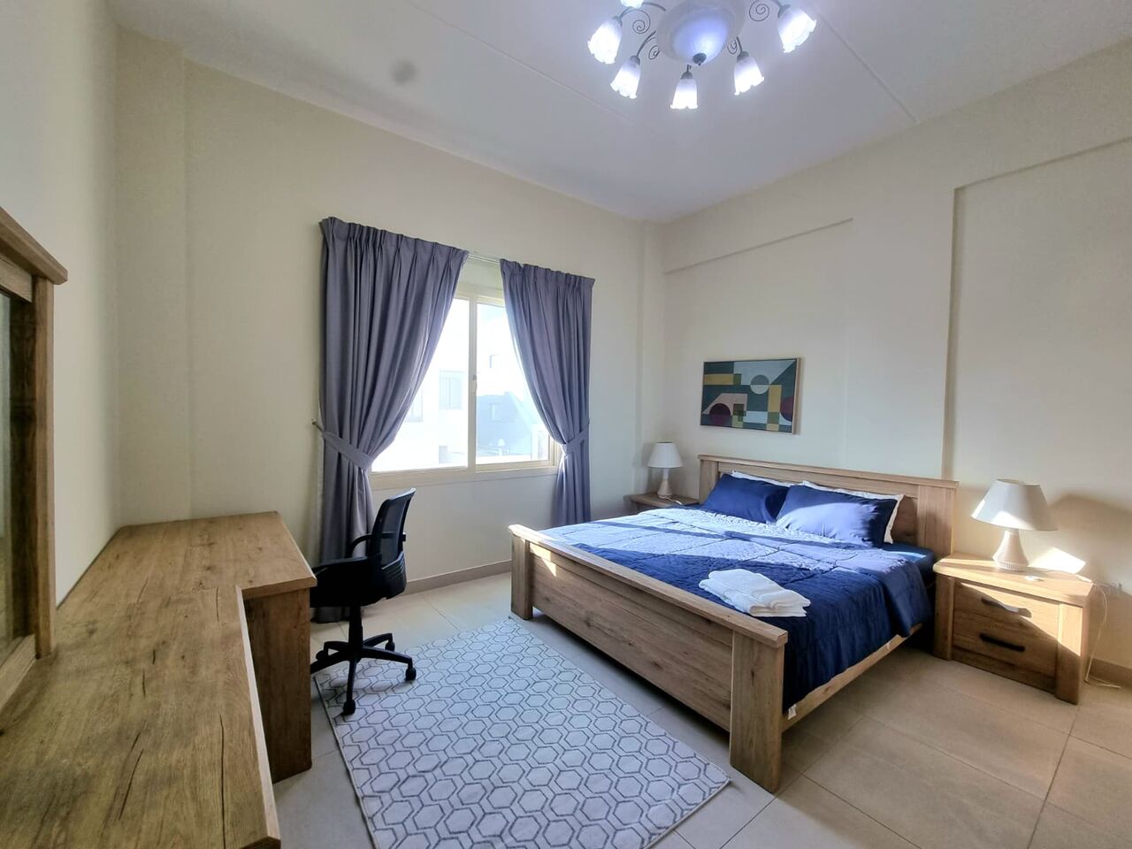Amwaj Islands, Apartments, Flats, Houses & Villas, BHD 550/month,  Furnished,  3 BR,  200 Sq. Meter,  Spacious 3 BR FF Apartment With Balcony & Closed Kitchen & Wifi