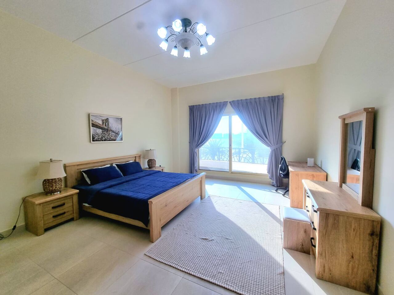 Amwaj Islands, Apartments, Flats, Houses & Villas, BHD 550/month,  Furnished,  3 BR,  200 Sq. Meter,  Spacious 3 BR FF Apartment With Balcony & Closed Kitchen & Wifi