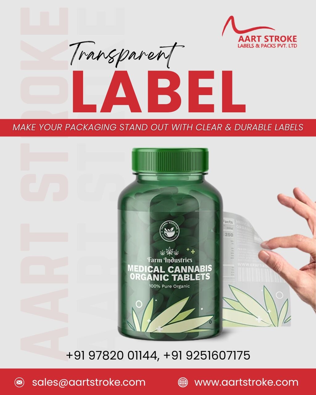 Jaipur, Printing, Premium Transparent Label Sticker Printing Services