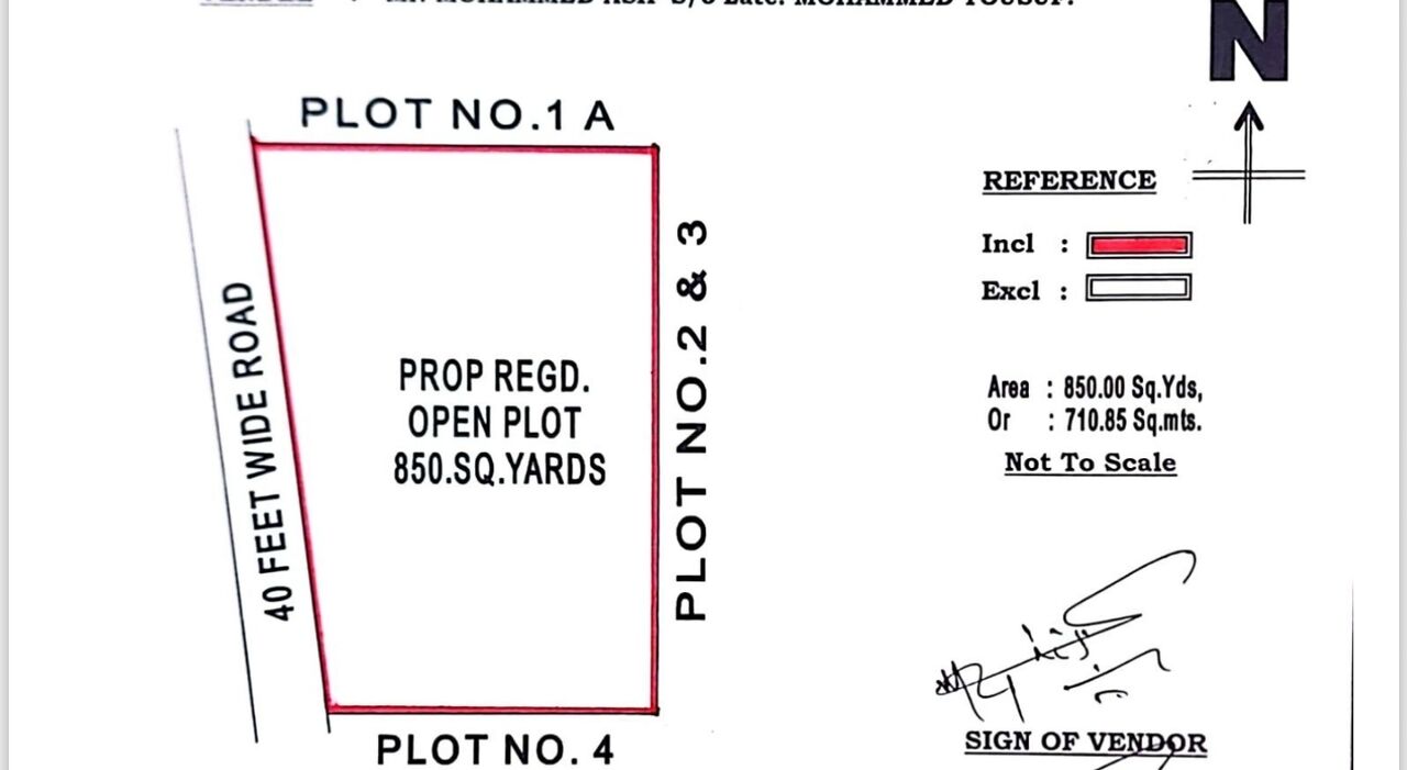 Hyderabad, Residential Plots, INR 25000,  850 Sq. Yard,  Plots For Sale