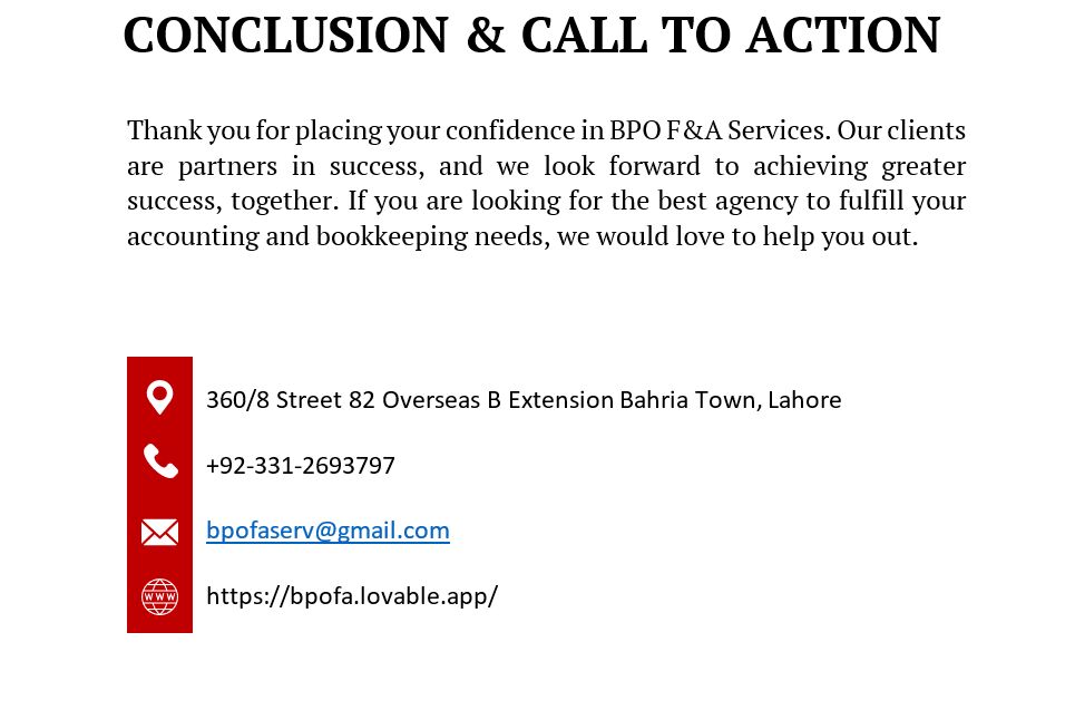 Riyadh, Job Seekers, BPO F&A Services (Bookkeeping & Finance Services Outsourcing)