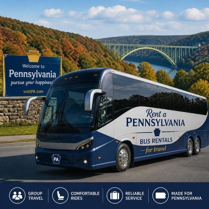 New York, Travel, Rent A Pennsylvania Bus Rentals For Travel