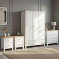 GBP 529,  Haven White 4 Piece Painted Bedroom Set With 3 Drawer Chest And Two Bedsides