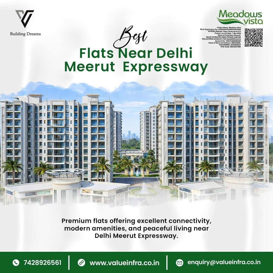 Ghaziabad, Apartments, Flats, Houses & Villas, Furnished,  2 BR,  Best Flats Near Delhi Meerut Expressway