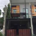 THB 25000,  20 Sq. Feet,  3-story Townhome For Rent, Eco-Space Village, Kaset-Nawamin 3, Near Chocolate Ville.