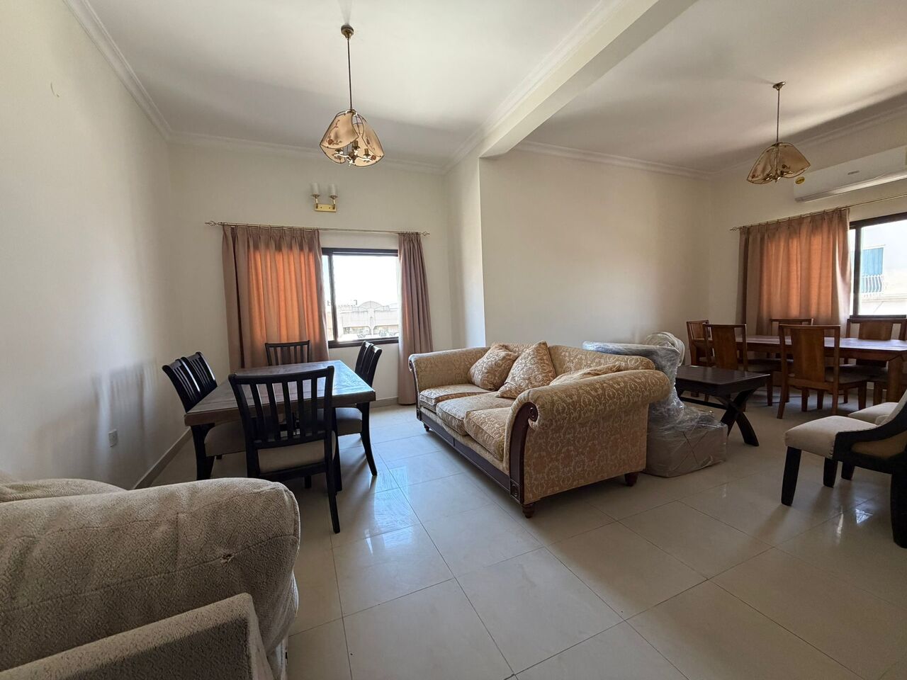 Umm Al Hassam, Apartments, Flats, Houses & Villas, BHD 280/month,  3 BR,  Semi-Furnished Apartment For Rent In Um Al Hassam | Near KIMS Hospital | Balcony