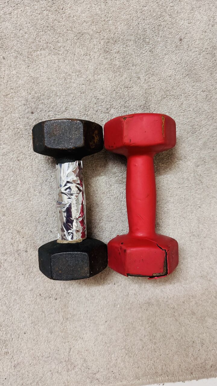 Hoora, Health & Beauty Items, BHD 8,  Bjm Weight Dumbbells 4+4=8kg (urgent Sale)
