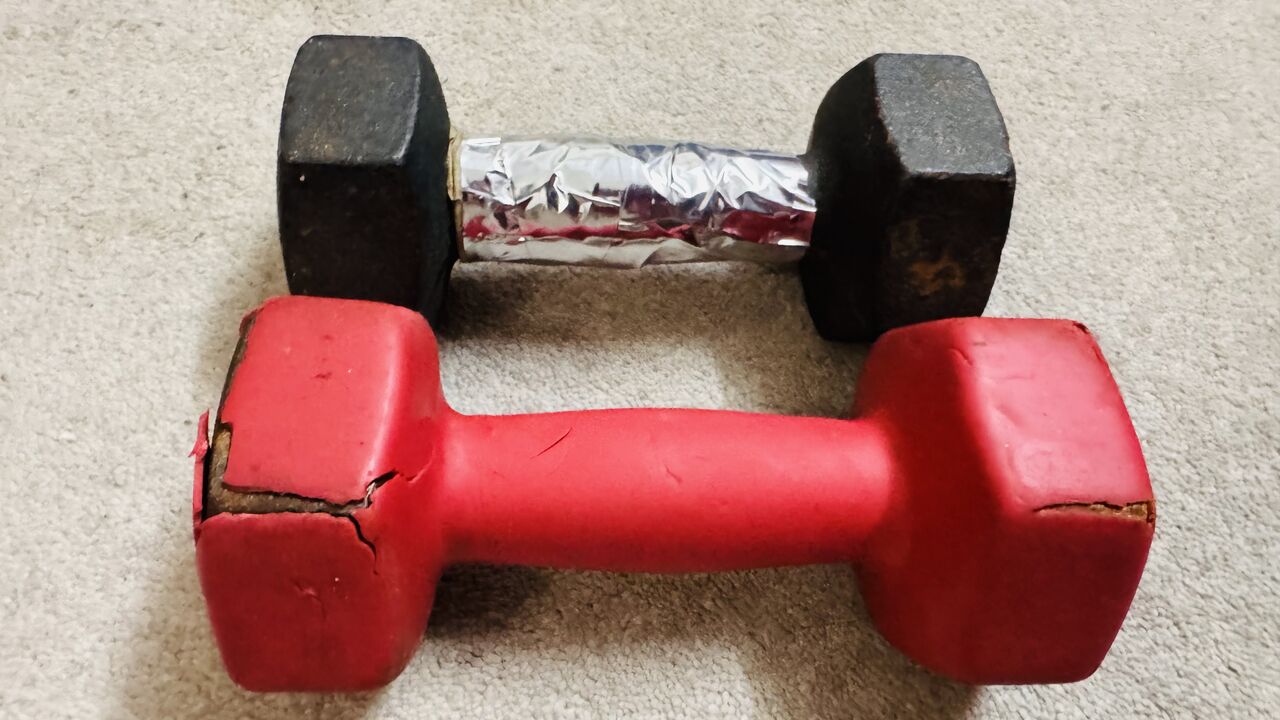 Hoora, Health & Beauty Items, BHD 8,  Bjm Weight Dumbbells 4+4=8kg (urgent Sale)