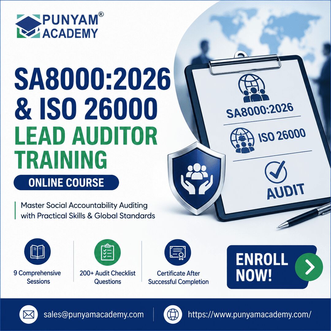 Los Angeles, Business, Become A SA8000:2026 & ISO 26000 Lead Auditor
