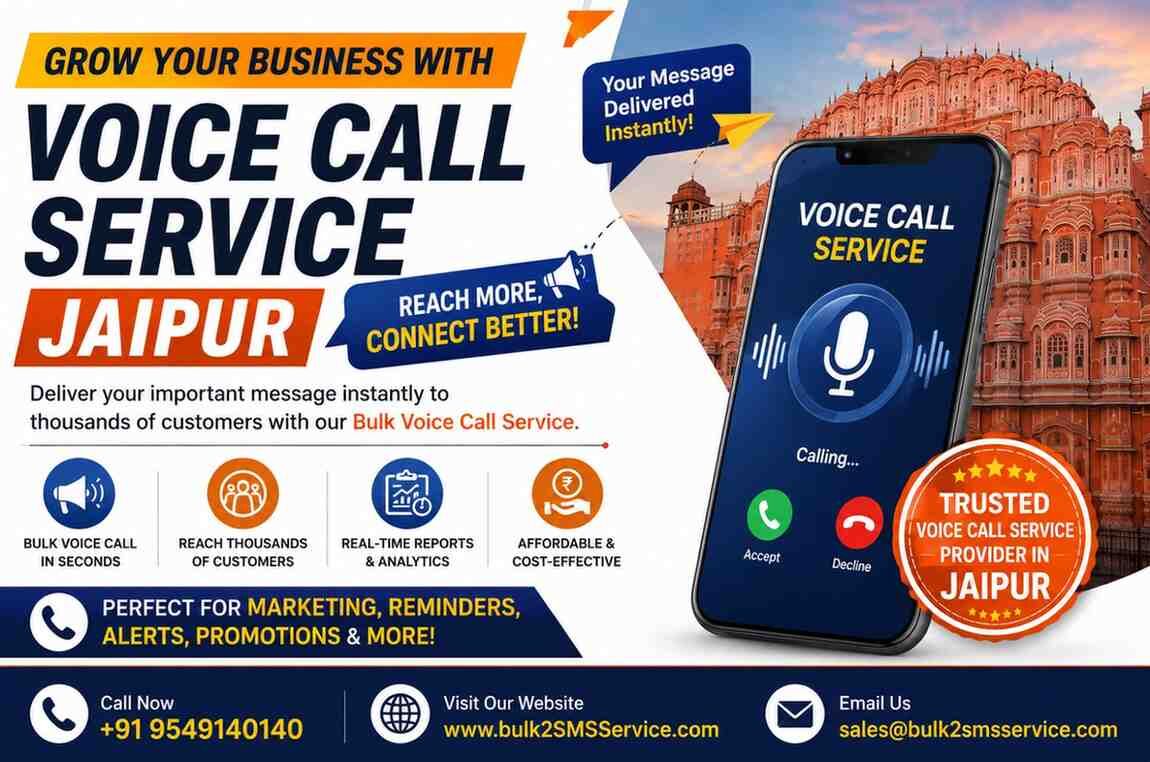 Gurugram, Business, Drive Better Customer Engagement With Voice Call Service Jaipur