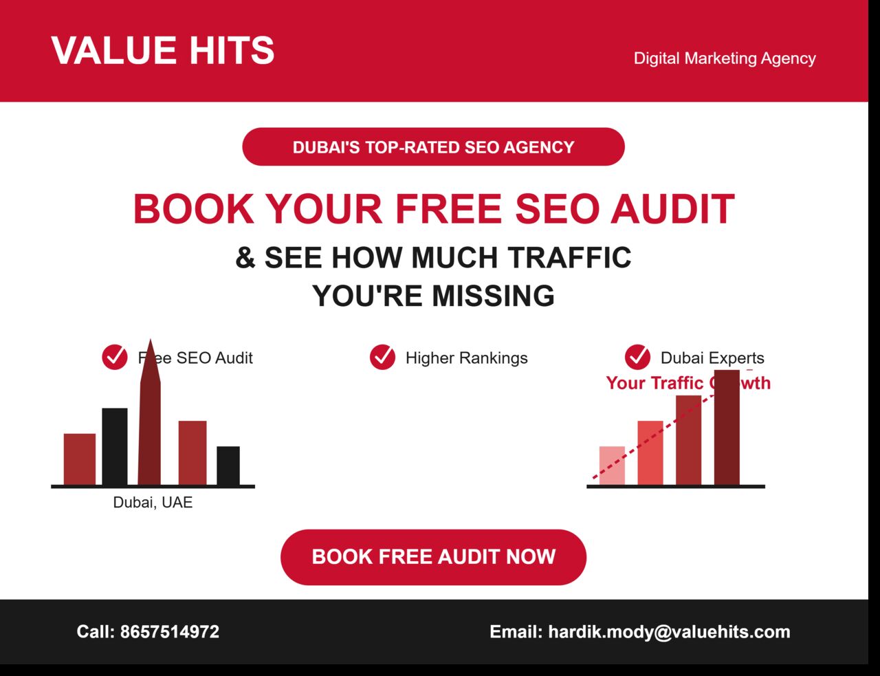 Dubai, Marketing, Book Your FREE SEO Audit & See How Much Traffic You