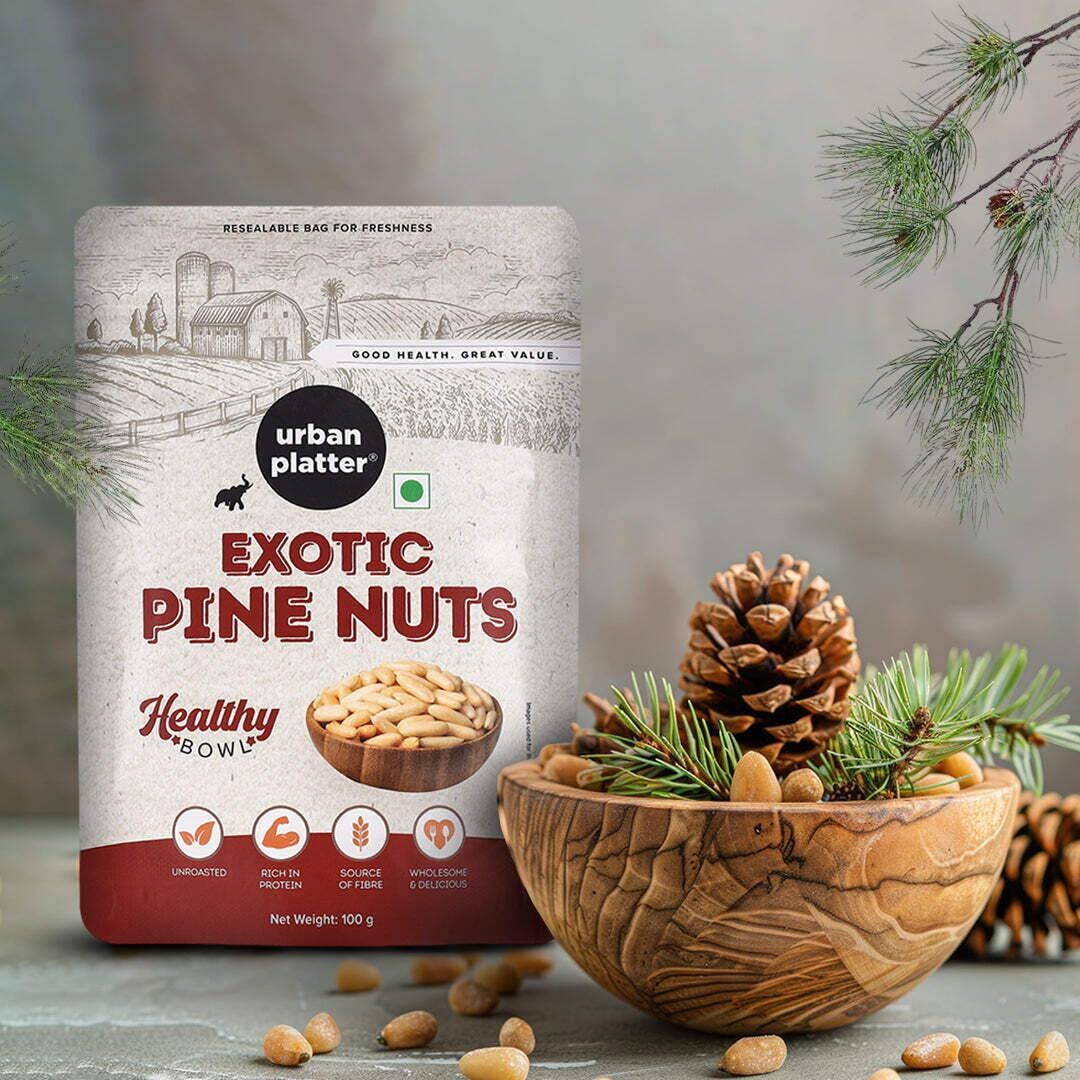 Mumbai, Food, INR 799,  Urban Platter Pine Nuts For Premium Recipes