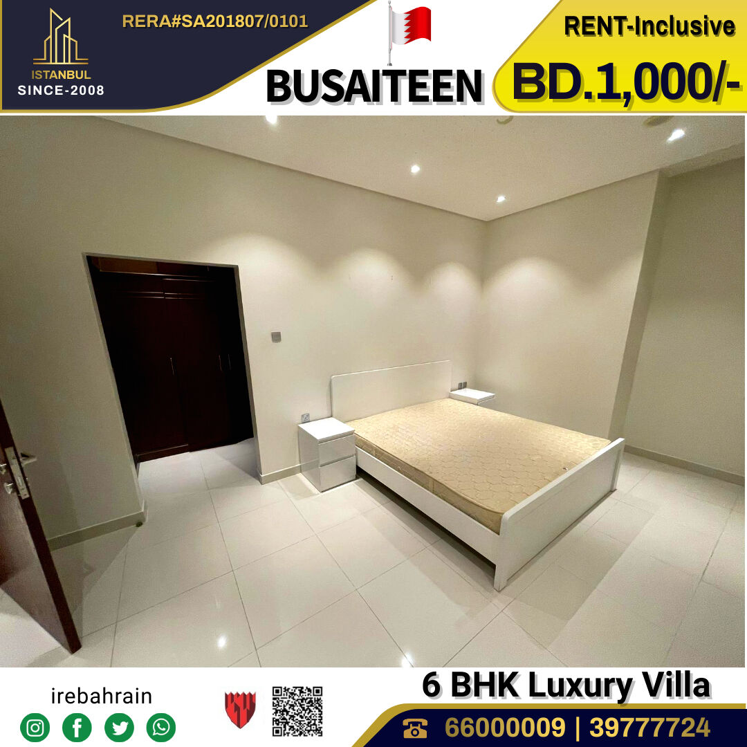Busaiteen, Villas, BHD 1000,  Furnished,  Fully Furnished Luxury Villa For Rent In Busaiteen