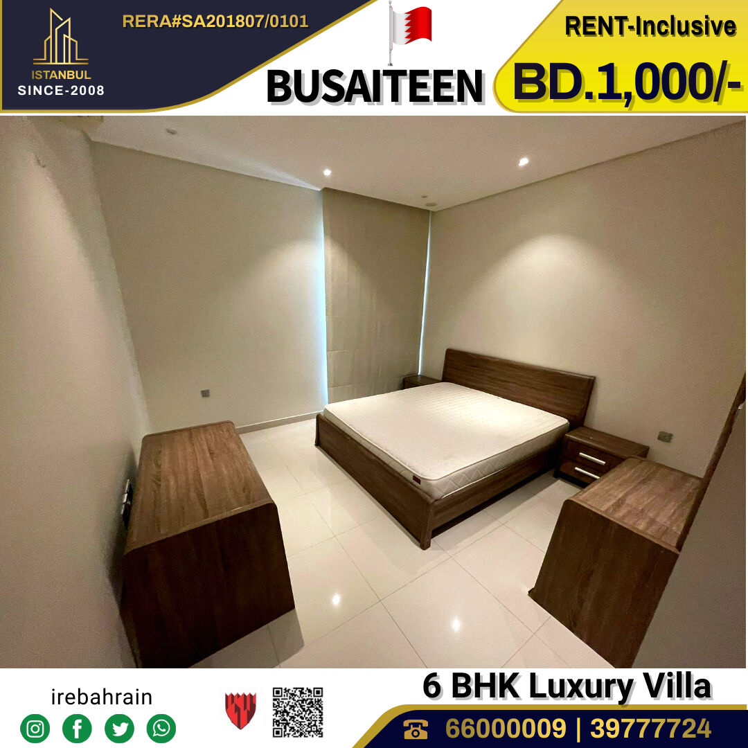 Busaiteen, Villas, BHD 1000,  Furnished,  Fully Furnished Luxury Villa For Rent In Busaiteen